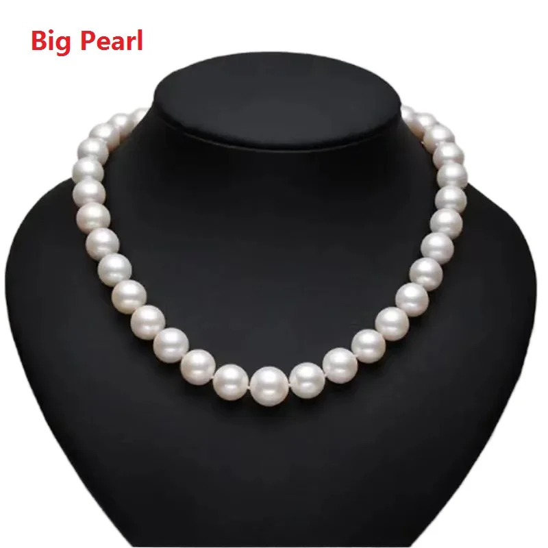 Ожерелье женское из натурального жемчуга 10-11 мм | Украшения и аксессуары