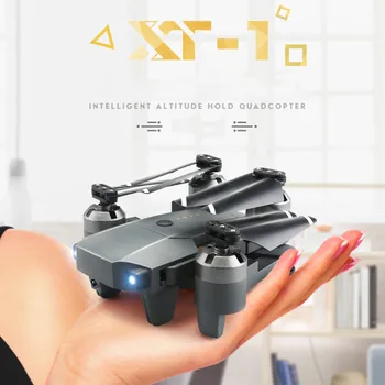 

NEW XT-1 Foldable RC Drone With Camera WiFi FPV 2MP Rc Helicopter Quadcopter Altitude Hold Dron Headless Mode 360-Degree Flip
