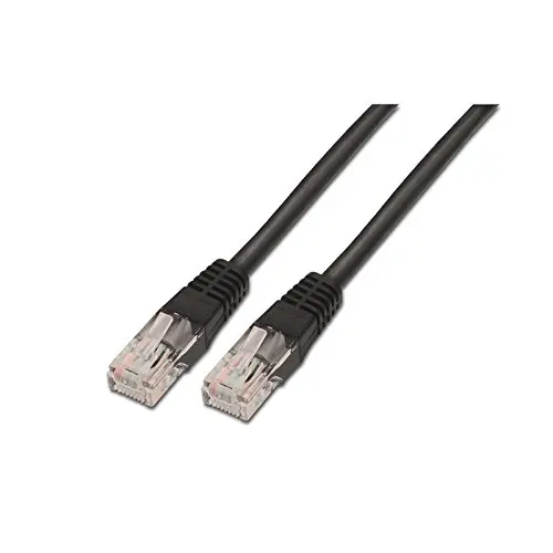 Красный кабель UTP CAT5E 10 м черный| |