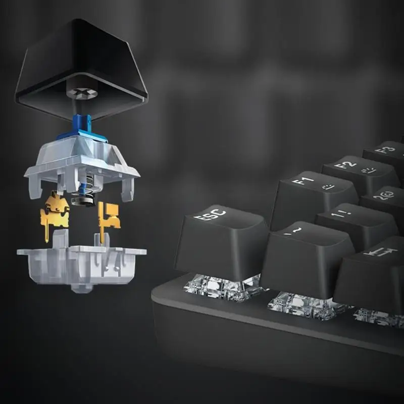 Logitech K845 104 ключи USB Проводная Подсветка Механическая игровая клавиатура для Win7/8/10 ABS полный связь с мультимедийная клавиатура