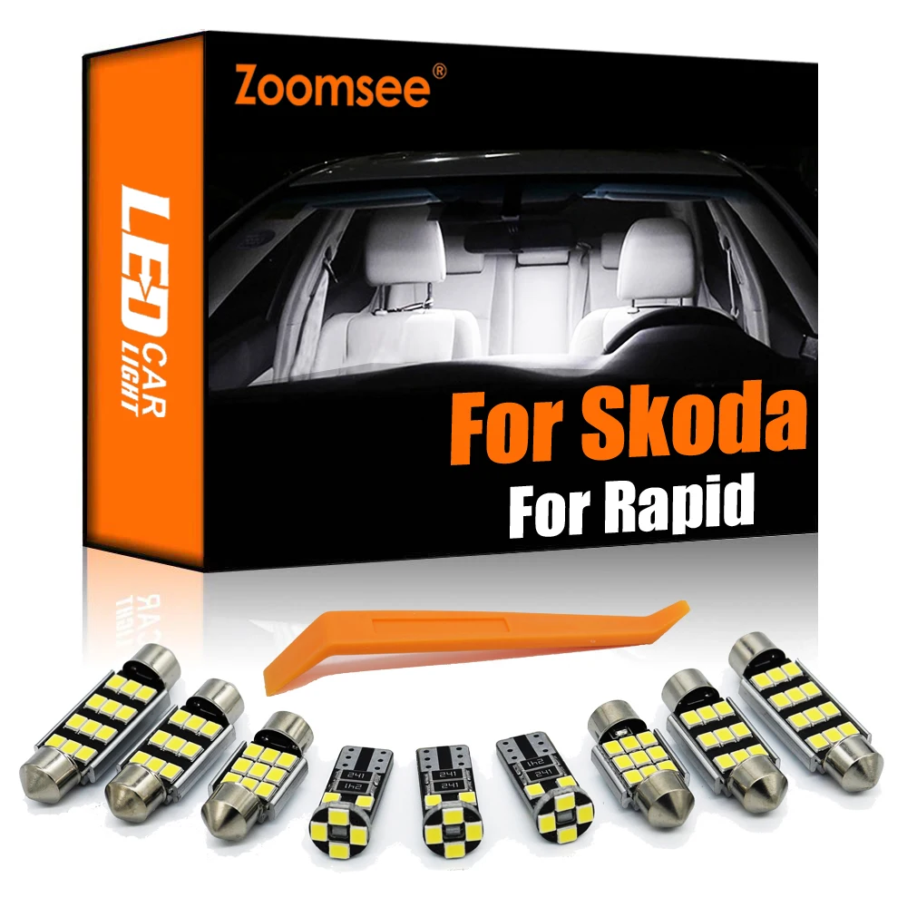 Лампа Zoomsee для салона автомобиля светодиодная Skoda Rapid NH1 NH3 NA2 2011-2019 | Автомобили и