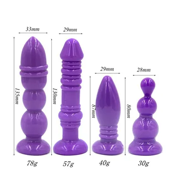 Silicone Thread Anal Plug Beads Jelly Toys Skin Feeling Dildo Adult Sex Toys for Men Sex Products Butt Plug Sex Toys for Woman 2