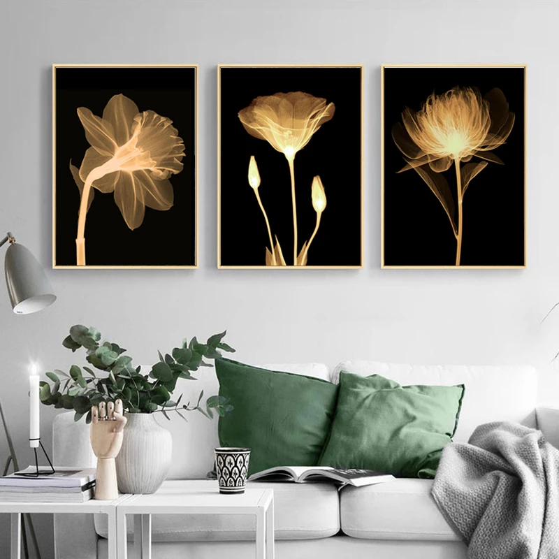 

Yuke Art Canvas Painting Flower Photography Art Wall Poster Still Life Print Painting Living Room Home Decor Poster Picture