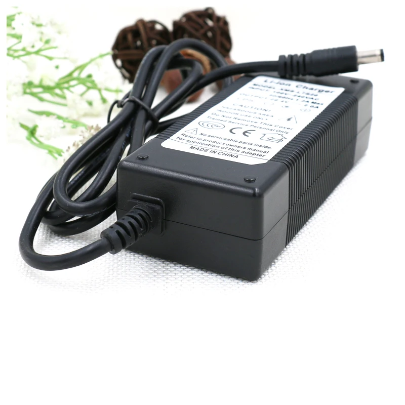 Aluoka 10S 42V 2A 36V Lithium-ion battery pack charger Power Supply batterites AC 100-240V Constant pressure EU/US/AU/UK DC plug