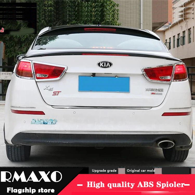 Спойлер OPTIMA для KIA K5 с светильник 2014-2015 высококачественный АБС-пластик праймер