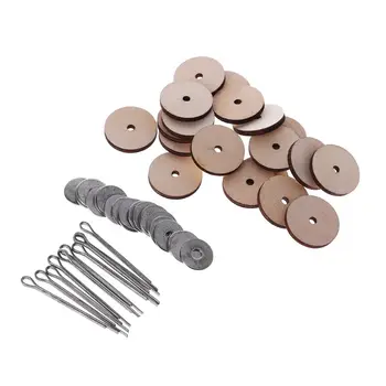 10 Sets Wood Joints Connectors For Handmade Teddy Bear Craft Children Kids Toy DIY Scrapbooking Manual Handicraft Accessory 1