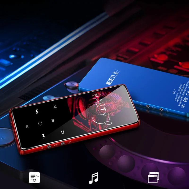 Металлический HIFI Bluetooth 4,2 Mp3 музыкальный плеер без потерь Мини Портативный APE FLAC аудио плееры fm-радио электронная книга диктофон