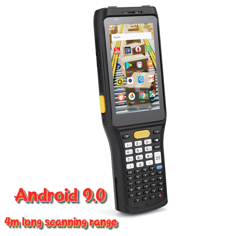 4G WiFi Android Terminal Code Barre Entrepôt 2D Zebra Scanner Android 9.0 Scanner 2D Inventaire 【Android 9.0】MUNBYN Scanner Code Barre Android PDA Robuste IP67 Android Barcode Scanner Pistol Grip 
