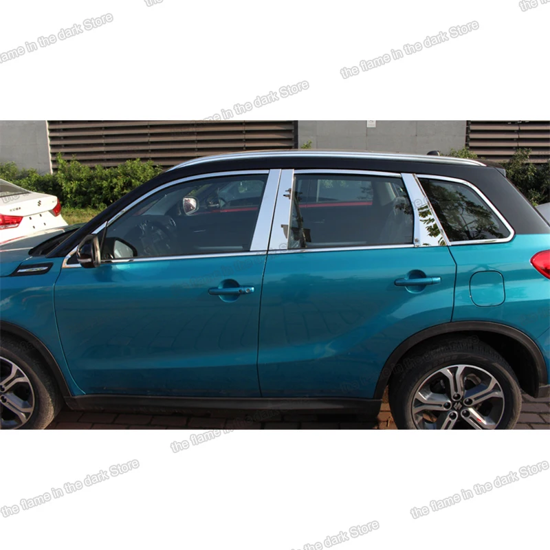 Lsrtw2017 304 нержавеющая сталь автомобильные окна для suzuki vitara 2015 2016 2017 2018 Suzuki скускудо