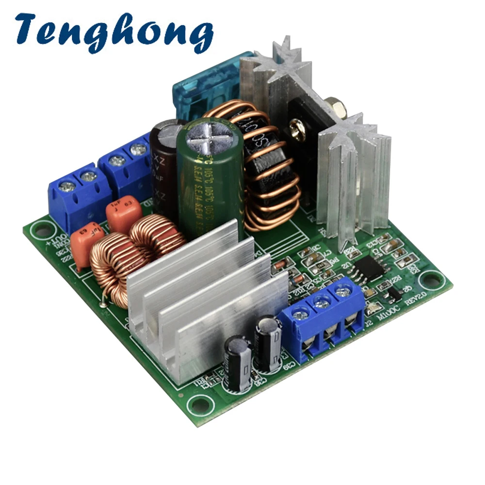 Tenghong Digital Power Amplifier Board 100W Mono AMP 12V Battery Power Supply Outdoor TPA3116 Mobile Audio Amplifier Board 18650 lithium battery mos spot welder board diy kits 9 gear dc 6 5 16v 1700a pcb spot welding kits for model 3s high magnificati