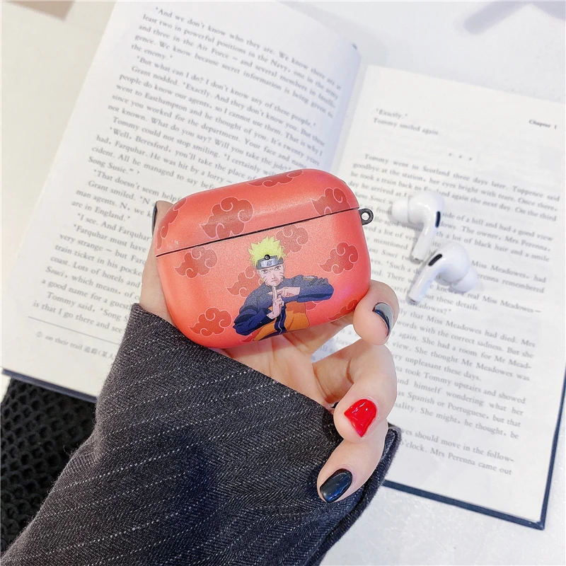 Чехол для Apple Airpods Pro 3 2 1 Япония Аниме Наруто Какаши Саске беспроводные Bluetooth наушники мультфильм силиконовый чехол для наушников