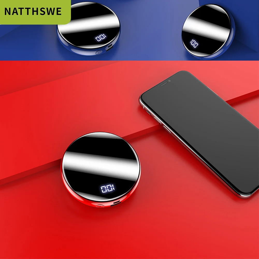 NATTHSWE 20000mAh Power Bank External Battery PoverBank Single USB Powerbank Portable phone Charger for xiaomi iphone huawei