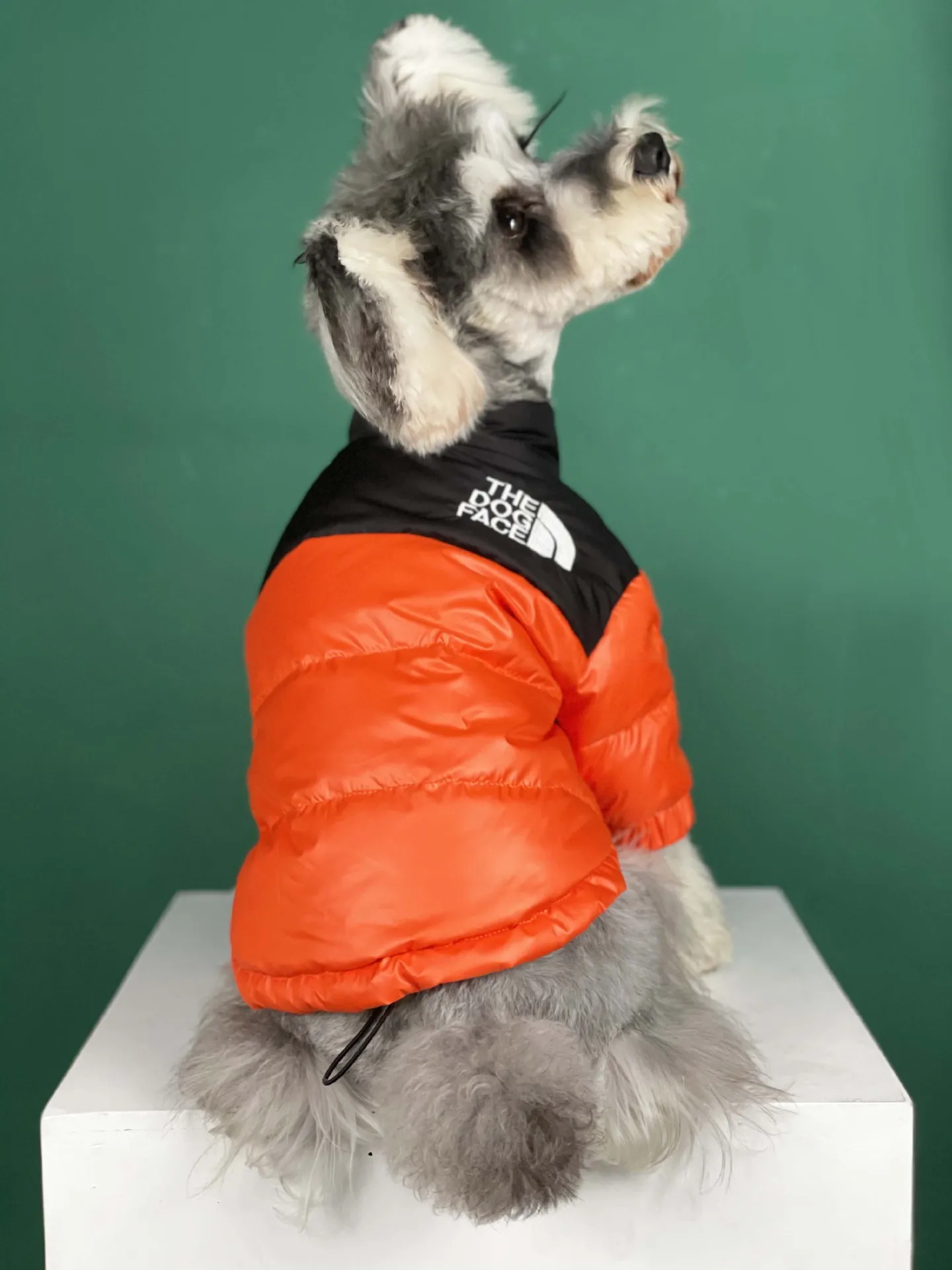 The Dog Face Winter Pet Dog Down Jacket Clothes Warm Thick Stitching