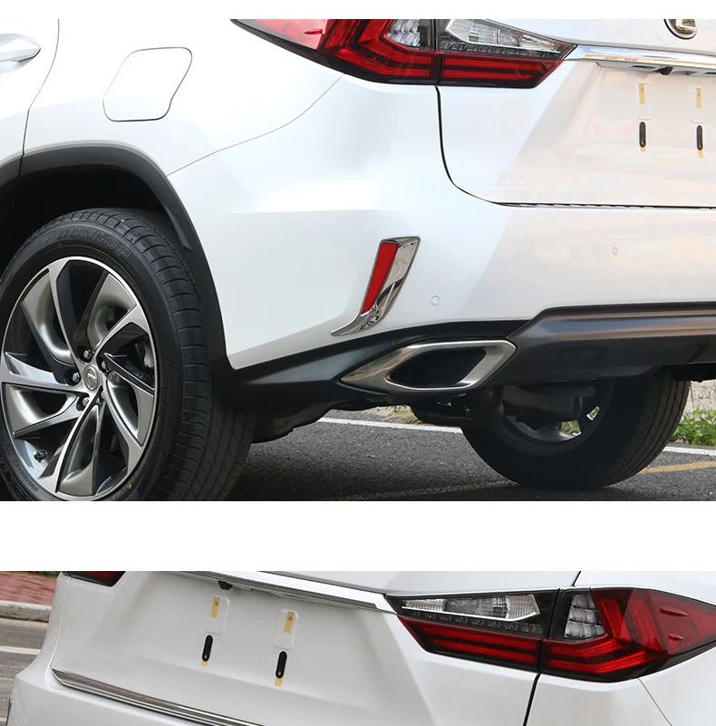 Lsrtw2017 для Lexus Rx RX200t 450h RX300 автомобиля задняя противотуманная рамка планки Декоративные интерьерные аксессуары