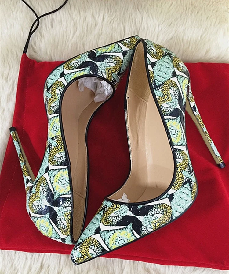 green 10cm So Kate/обувь телесного цвета женские туфли-лодочки туфли из змеиной кожи пикантные туфли с острым носком на высоком каблуке красного цвета итальянские туфли на шпильке для вечеринки 12 см 10 см 8 см - Цвет: green 10cm