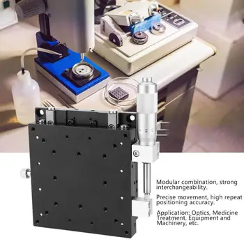 

Tuning Sliding Table LX100-L X Axle Trimming Platform Optical Micrometer Manual Linear Stages Bearing Tuning Sliding Table
