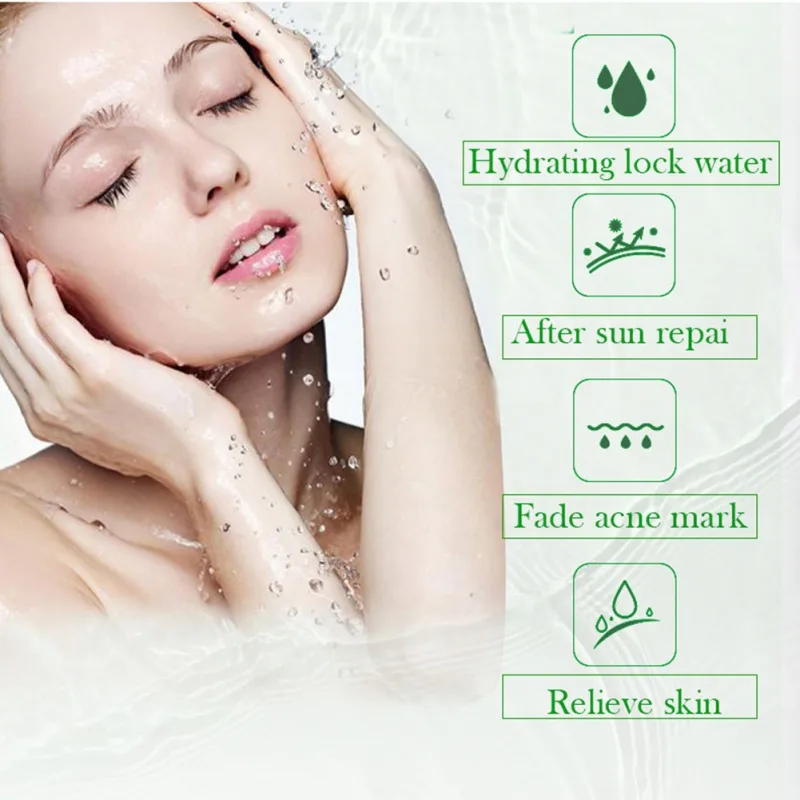Hydrating Aloe Vera Cream Moisturizing Oil-control Shrinking Pores Soothes The Skin Aloe Vera Cream Wholesale