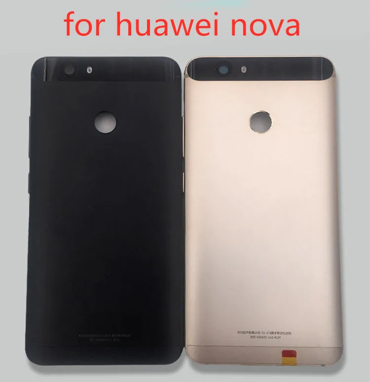 Задняя крышка для Huawei Nova 5 0 дюйма металлический корпус аккумуляторной двери