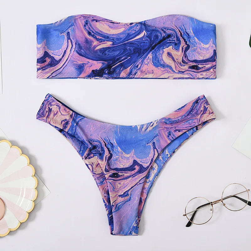 

Swimwear Women Bikini 2020 Mujer Backless Swimsuits Push Up Bikinis Swimming Suit Plus Size Tankinis Bathing Suits Biquini XXL