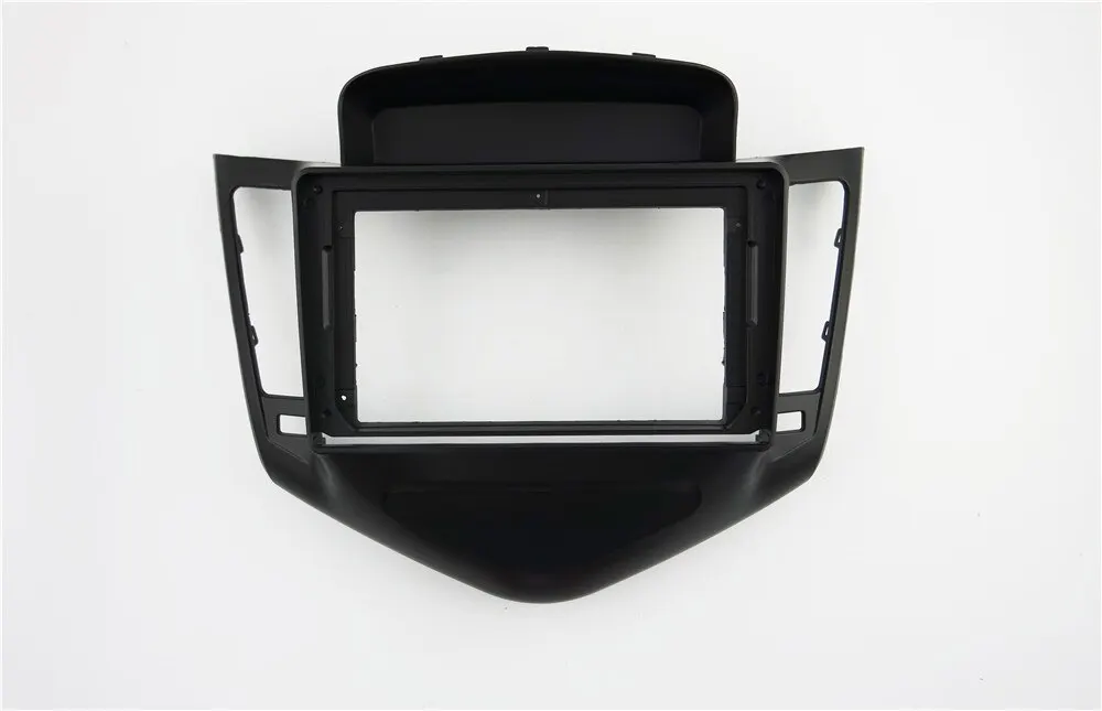 9 дюймов головное устройство автомобиля установка стерео автомобиля радио фасции рамка приборная панель для Chevrolet Cruze 2009-2011 - Название цвета: Черный