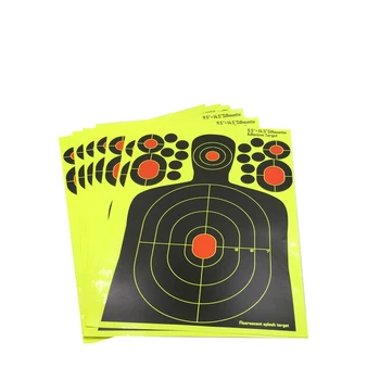 

10 /20 /30 /40 /50 Pcs Shooting Targets Adhesive Splatter Pattern Target Papers Practice Accessories Outdoor Camping Training