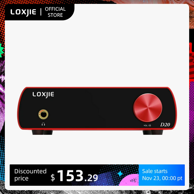 LOXJIE D20 HIFI Digital Audio DAC and Headphone