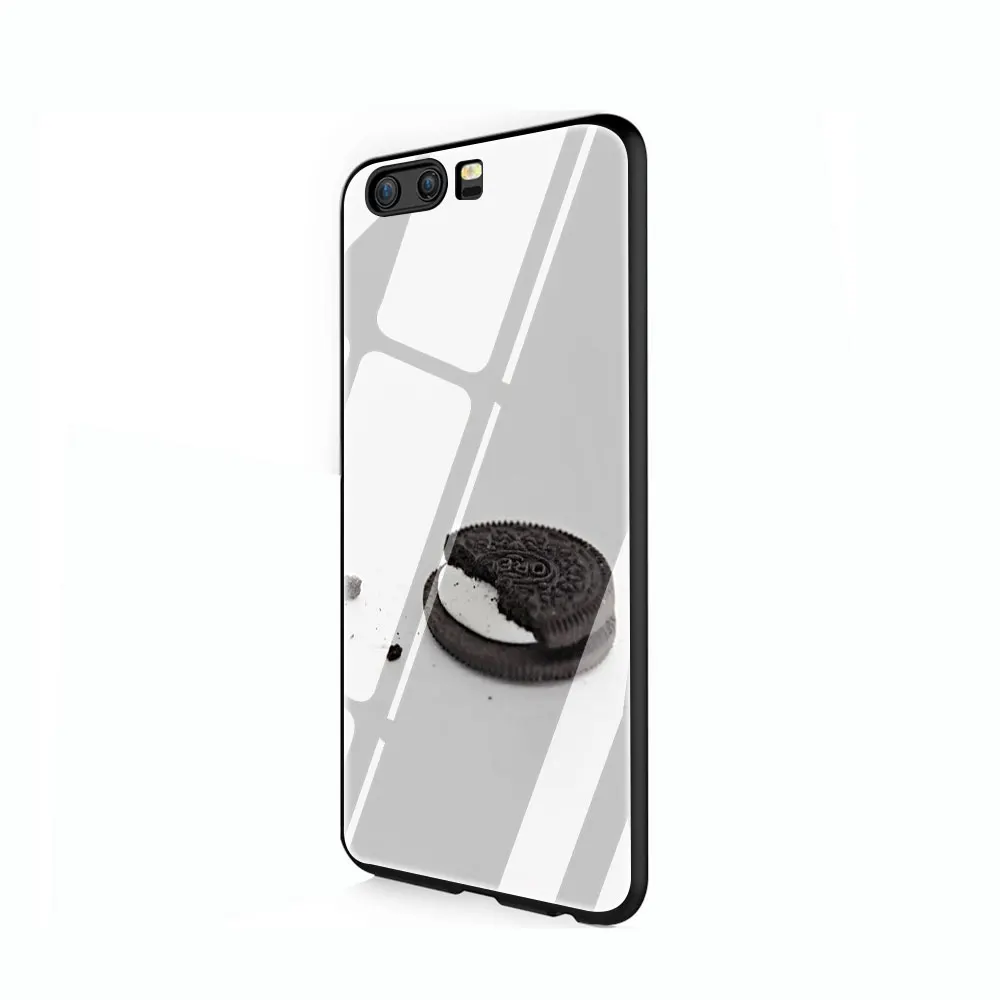 G7 EWAU еда Oreo Закаленное стекло чехол для телефона huawei mate P 10 20 30 Lite Pro Y9 Honor 8X 7A - Цвет: G7