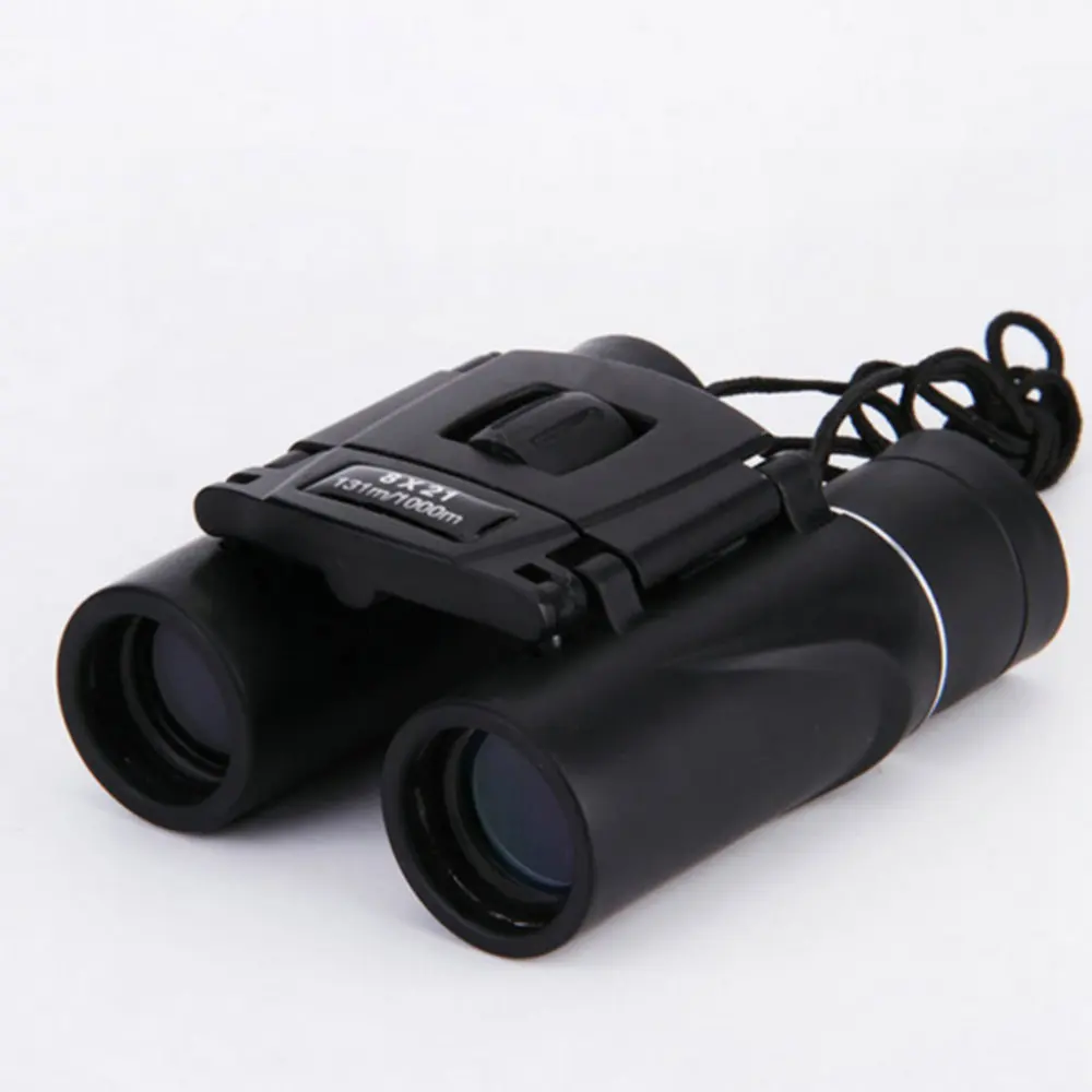 

8x21 Compact Zoom Binoculars Long Range 3000m Folding HD Powerful Mini Telescope BAK4 FMC Optics Hunting Sports Camping