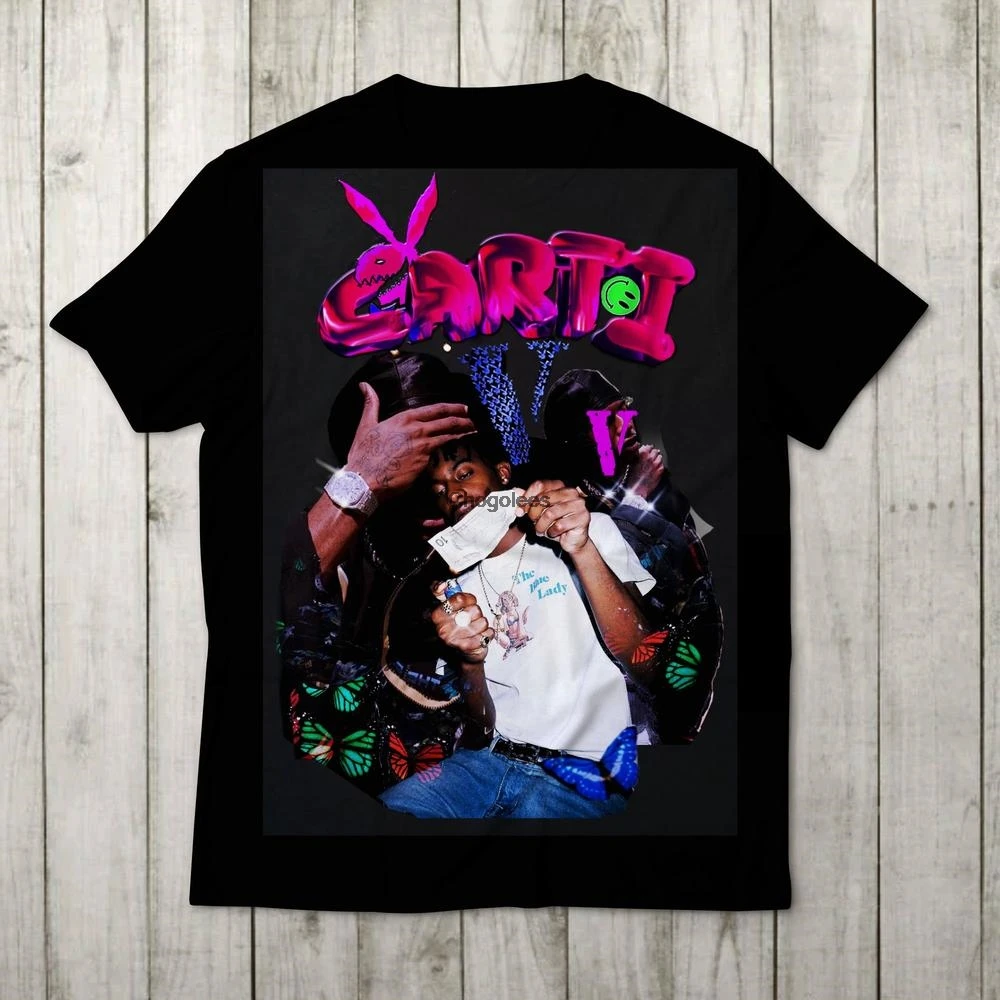 Playboi carti футболка Carti в винтажном стиле ретро В 90-х рубашка hypebeast рэп | Мужская