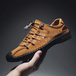 Image for Wujie Leather Men's Casual Shoes Luxury Brand Men' 