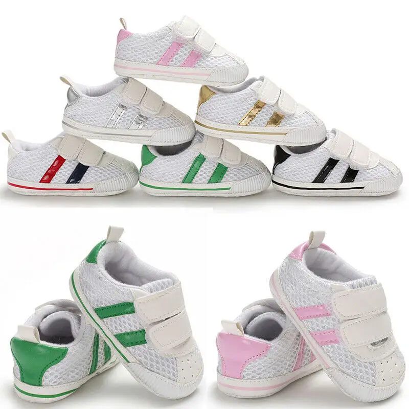 Дышащие кроссовки для маленьких детей; теннисная обувь для маленьких мальчиков и девочек; мягкая спортивная обувь унисекс для детей 0-18 месяцев