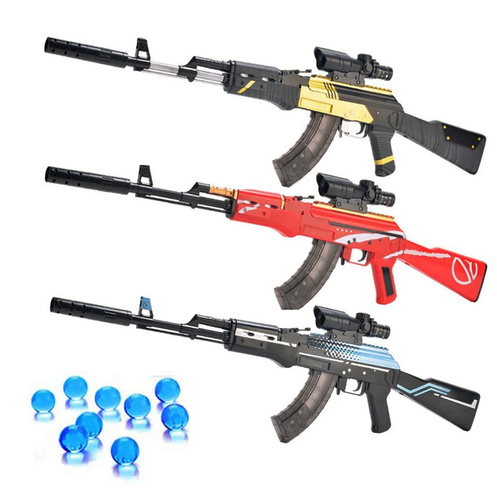 2020 Children's Gift Toy Water Gun AKM AK 47 Rifle CS Shooting Games Manual Gun Safe and Fun Water Gun For Kids Birthday Gifts