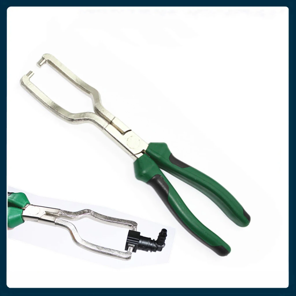Stainless Steel Rubber Grip Fuel Line Removal Hose Plier for Tanks, Radiators, Pumps, Air Cleaners