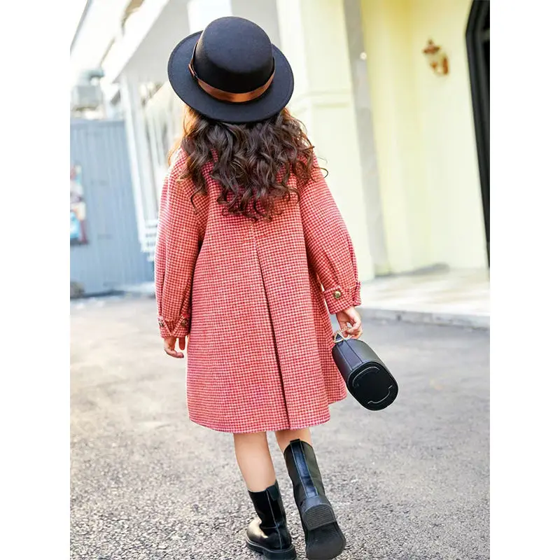 Зимние длинные хлопковые куртки для девочек детская верхняя одежда малышей