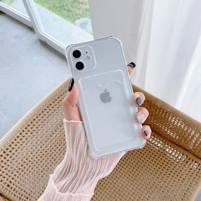 Cute cartoon bear Shockproof Silicone Lens Protection Phone Case For iPhone 12 11 Pro Xs Max SE 2 X Xr 7 8 Plus Card Back Cover 3