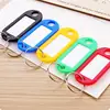 Multi-color Keychain Key ID Label Tags Luggage ID Tags Hotel Number Classification Card with Key Rings Keychain (Random Color) ► Photo 3/6