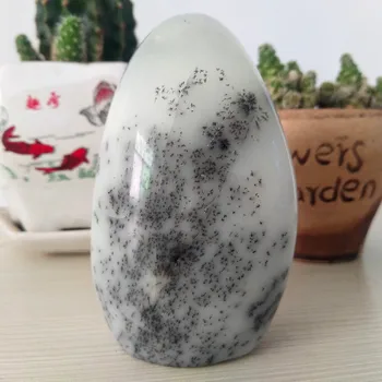 

Natural stone gray opal crystals feng shui decoration beautiful home decoration desk display