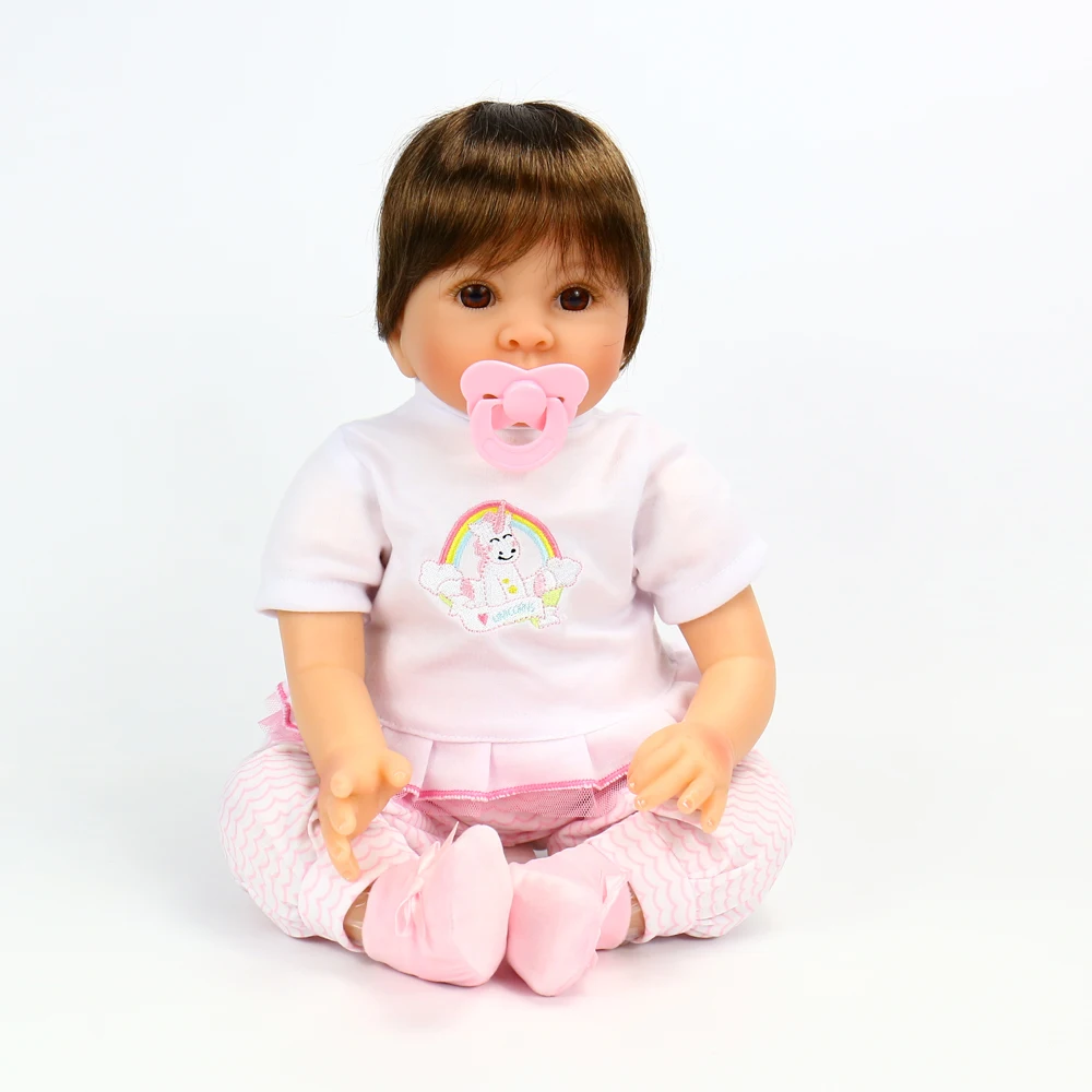 OtardDolls Bebe Reborn Dolls 22 дюймов Reborn Baby Doll мягкая виниловая силиконовая кукла для новорожденных bonecas игрушки подарки для детей