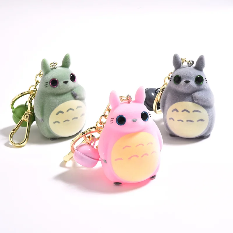

Mini Totoro Plush Toy Keychains Kawaii Anime Totoro Key Chain Toy Stuffed Plush Pendant Totoro Dolls Key Ring