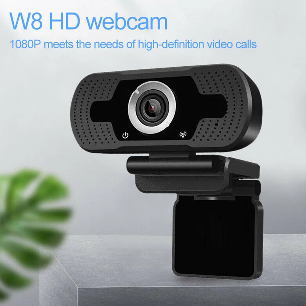 1pc HD Webcam 1080P With Microphone PC Laptop Desktop Android TV USB Webcam