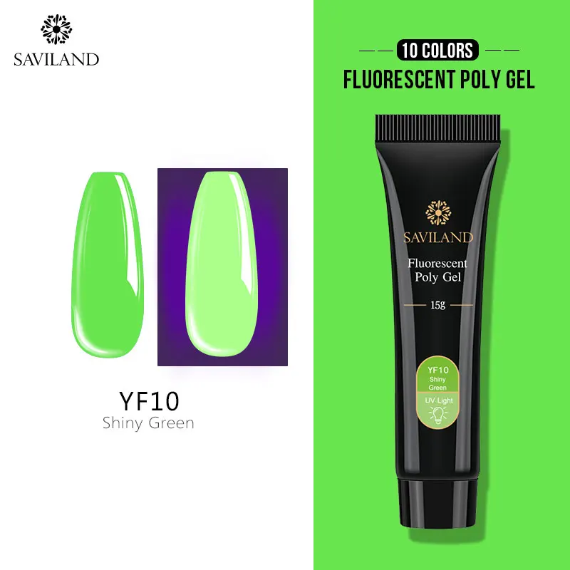 YF10 Saviland 38 цветов полигель для наращивания пальцев полигель лак для ногтей 15 г УФ строительный гель твердый гель лак для ногтей верхнее Базовое покрытие - Цвет: YF10