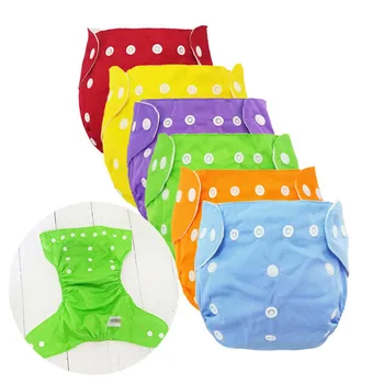 

Baby Diaper Double Gusset Mate Leak-proof Washable Adjustable Diapers Pocket Baby Training Pants Learning Pants Baby Panties