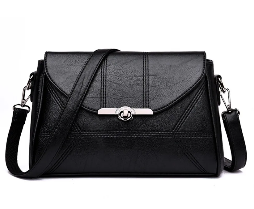 

Women Genuine Leather Shoulder Bags For Ladies Crossbody Bags Simple Female Handbag High Quality 2019 New