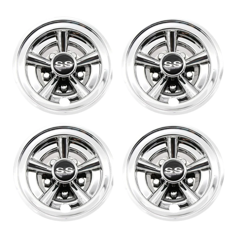 Spoke Design Hub Cap For Golf Carts 