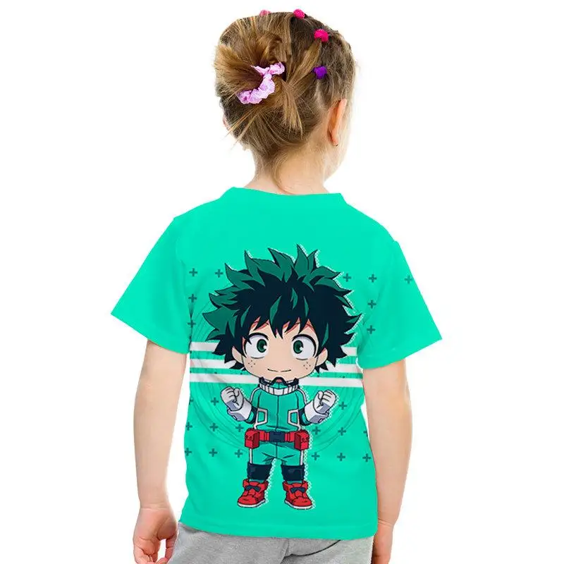 Крутой милый аниме patrn 3D impresin ropa para nios hombres/nias nios camiseta 3D calle moda nios camiseta
