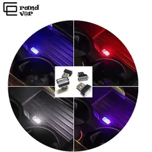Мини-светодиод машины Свет USB атмосферный свет Автомобильный плафон внутреннего освещения в автомобиле Стоп свет для мобильного телефона банк питания ПК автомобильные аксессуары