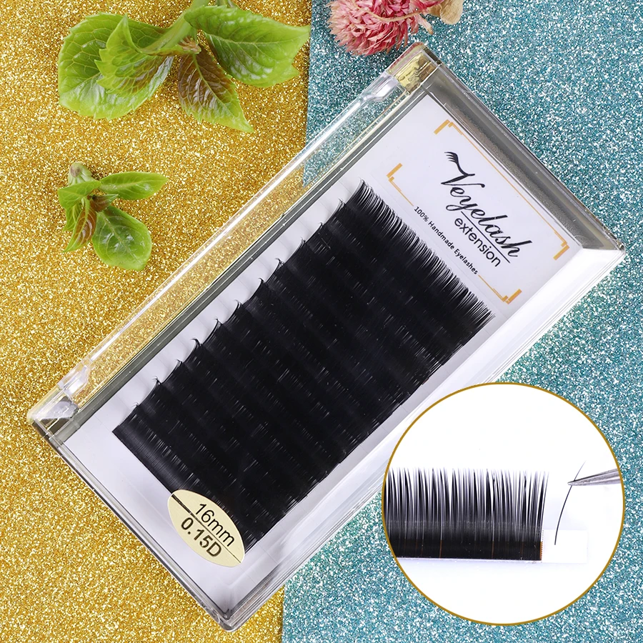 WOWANGEL trays Eyelash extensions High quality faux mink individual eyelashes single size false eyelash soft and natural | Красота и