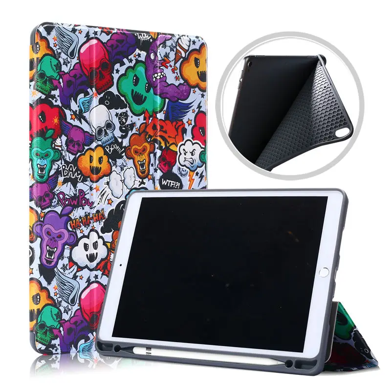 ТПУ задняя оболочка для iPad 10," A2200 A2198 A2232 чехол для iPad Air 10,5" A2153 A2123 A2152 умный чехол с держателем карандаша - Цвет: Pencil Holder-BBY