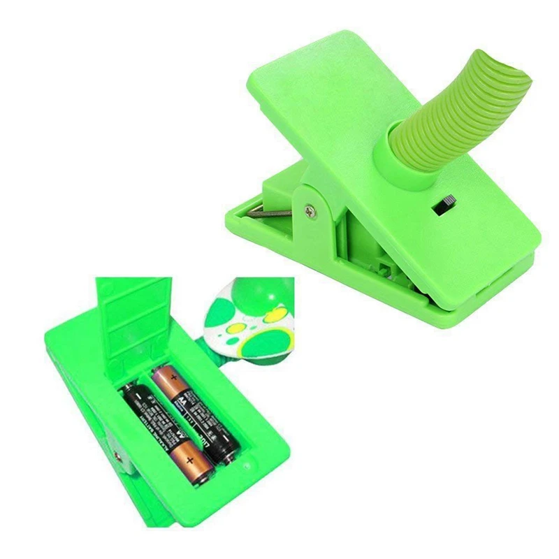 Клип-на с USB мини-вентилятор для детских кроваток манежи (зеленый)