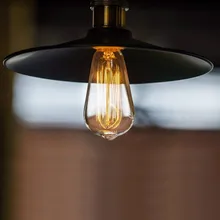 OYGROUP лампа Эдисона E27 беличья клетка лампочка, ST64 40W 220V Античный стиль стеклянная диммирующая лампа накаливания